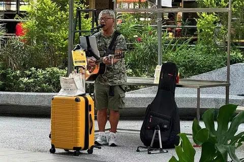 Retiree performs for free to share love of music