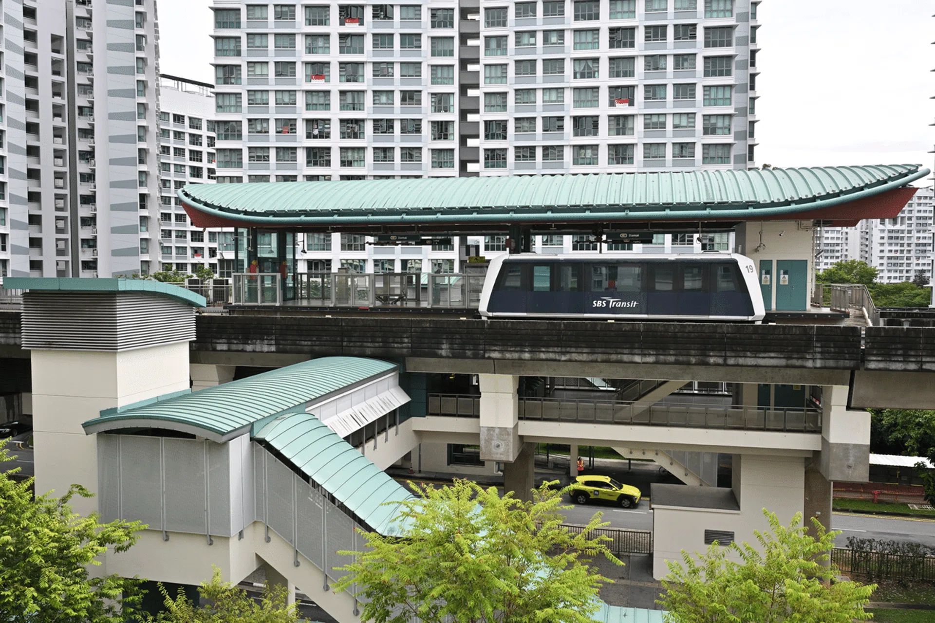Free regular and bridging bus services are available at the Punggol Bus Interchange and designated stops near affected stations.