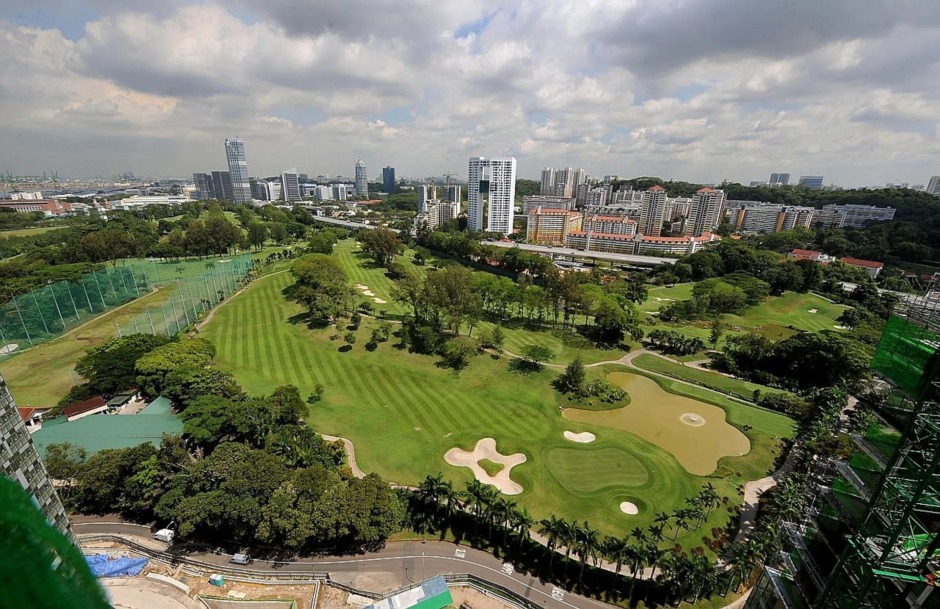 Part of Keppel Club's 18-hole golf course.