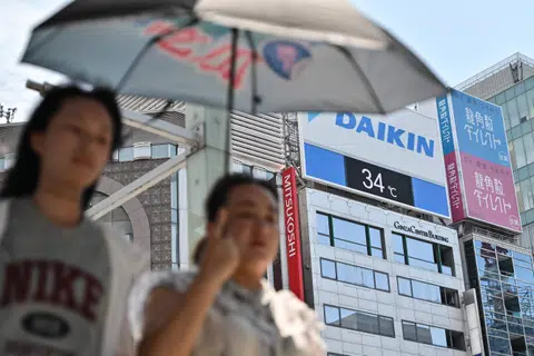 Japan recorded its hottest June since 1898, as temperatures climb to highs of 38 deg C in some parts of the country.