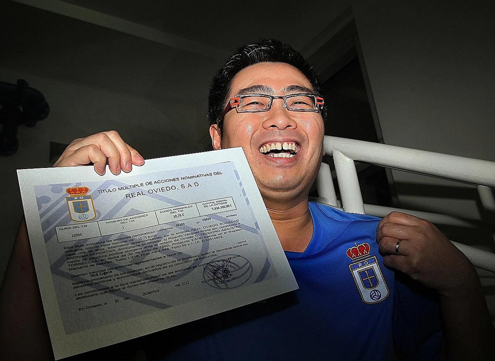 (Above) Mr Eugene Mok said this win is extra special after missing out in 2015. 