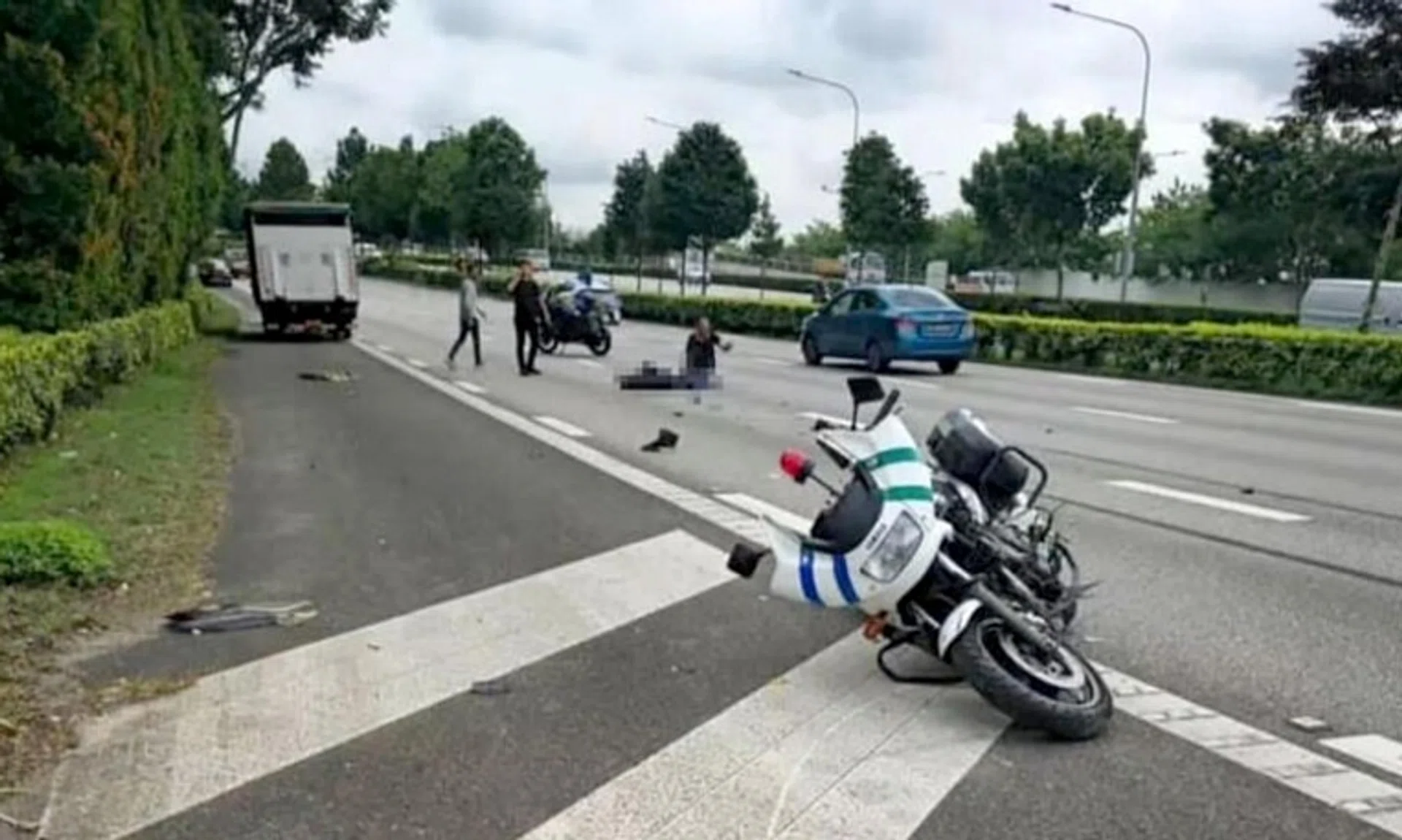 LTA enforcement officer Zdulfika Ahakasah crashed his motorcycle while chasing a teenage motorcyclist near an expressway exit on June 4, and later died in hospital.