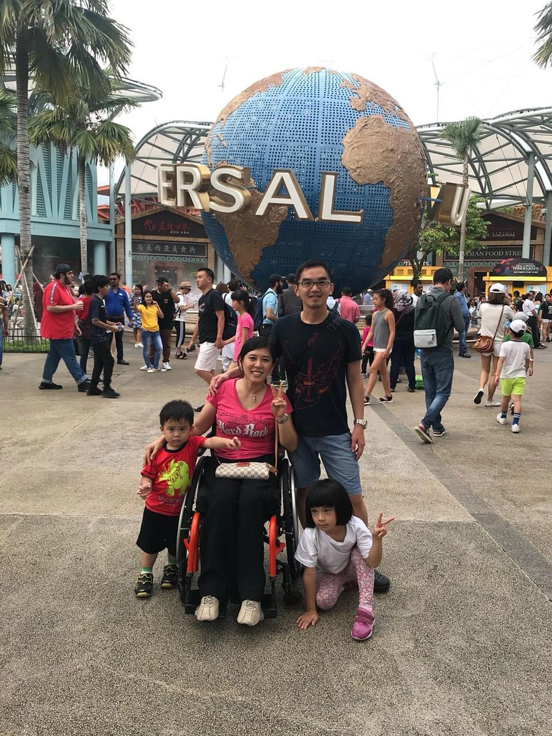 Ms Yuria Tantono was left paralysed from the waist down after a car accident in 2008. PHOTO: DBS