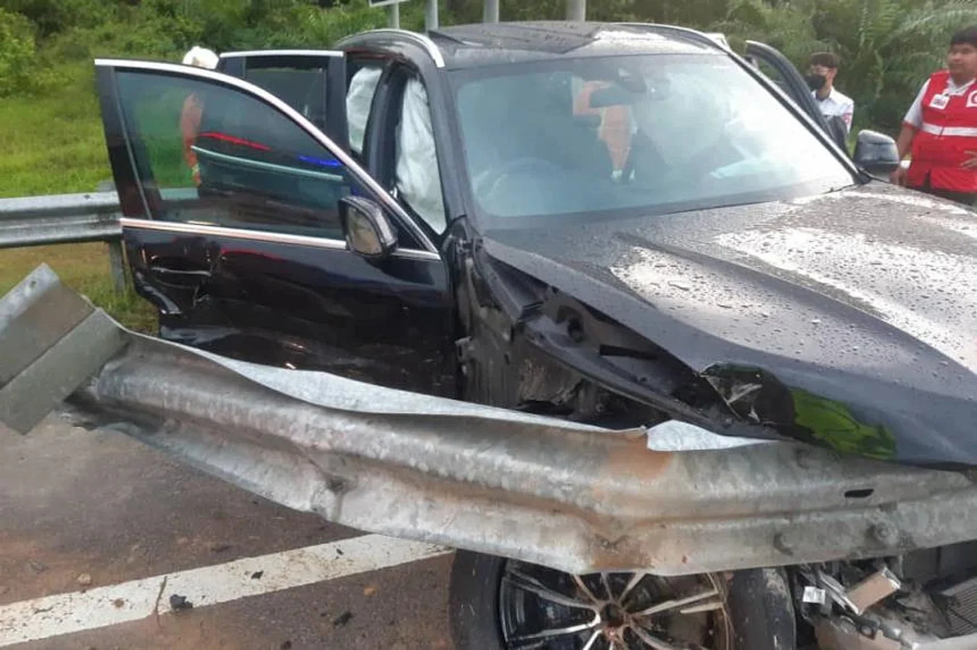 The accident occurred when the car she was in skidded and crashed into the guard rail on June 29, 2022. 
