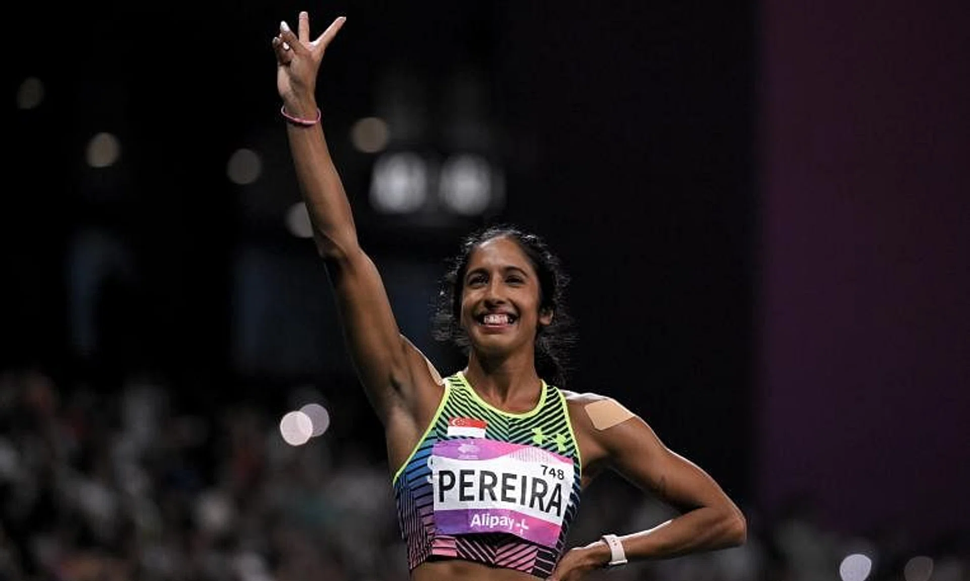 Shanti Pereira had claimed the silver medal in the 100m on Oct 1.