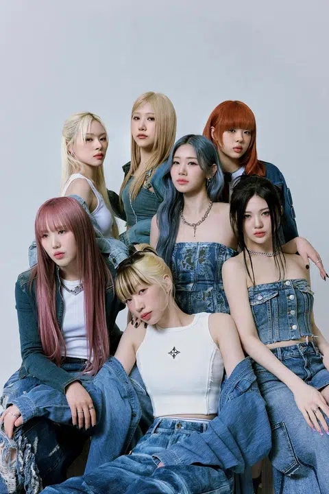 Members (top row, from left) Tatter, Cheche, Sowon, (middle row from left) Kyma, Lusher, Minah and (bottom) Bada from South Korean female dance crew Team Bebe.