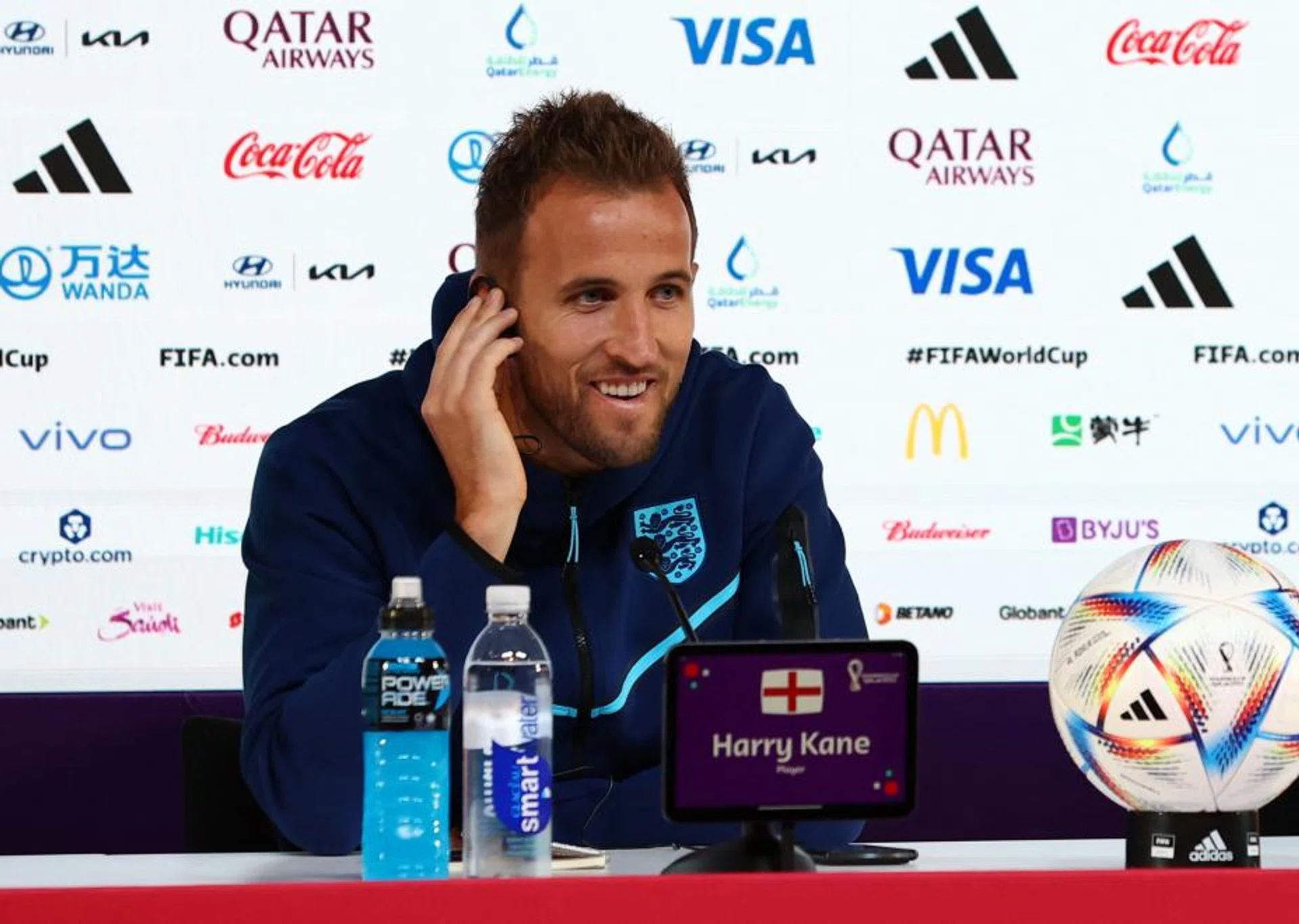 Harry Kane said he hopes to break Wayne Rooney's England scoring record "as soon as possible".