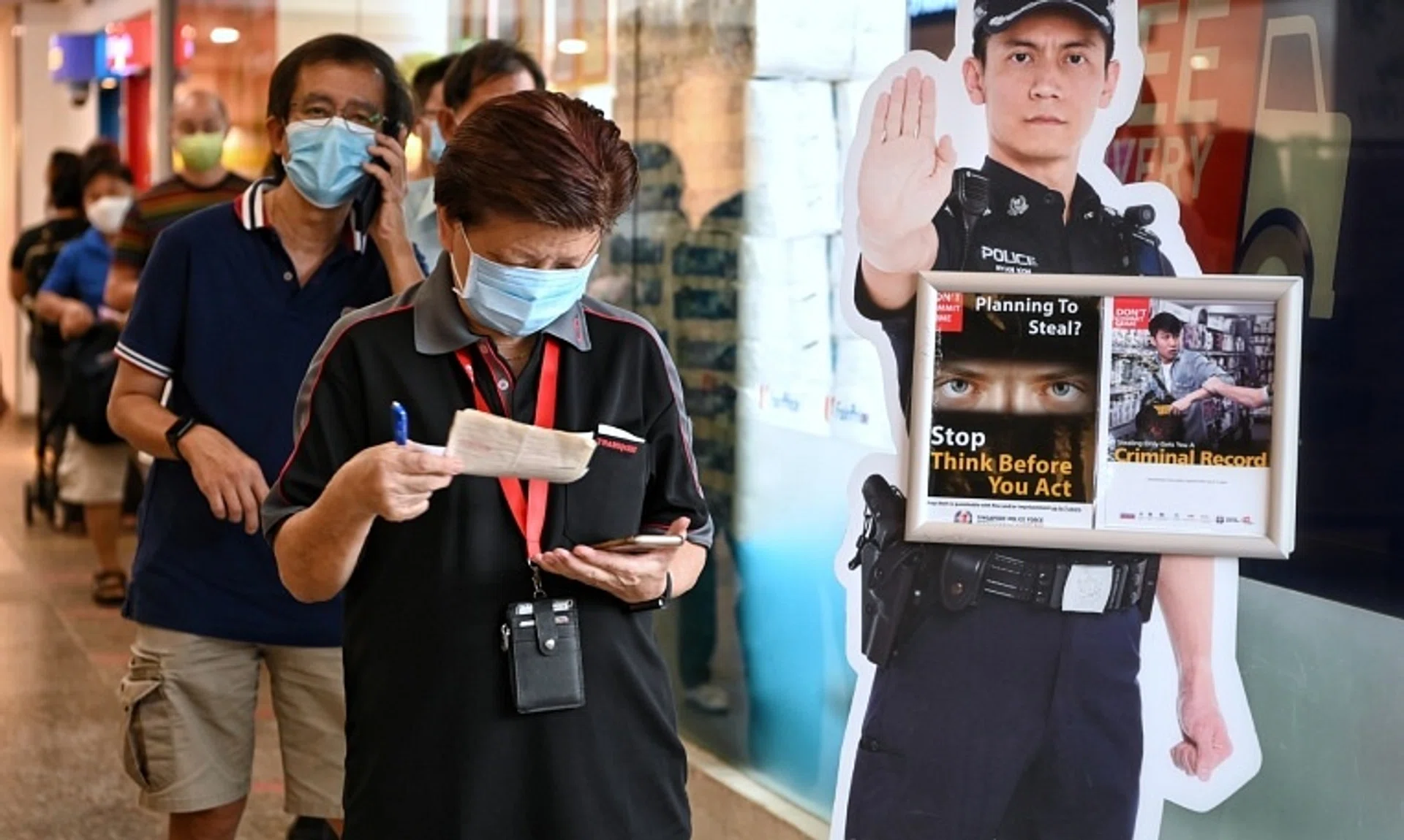 Shop theft accounted for 20.1 per cent, or 2,027 cases, of total physical crime cases in the first half of 2024.