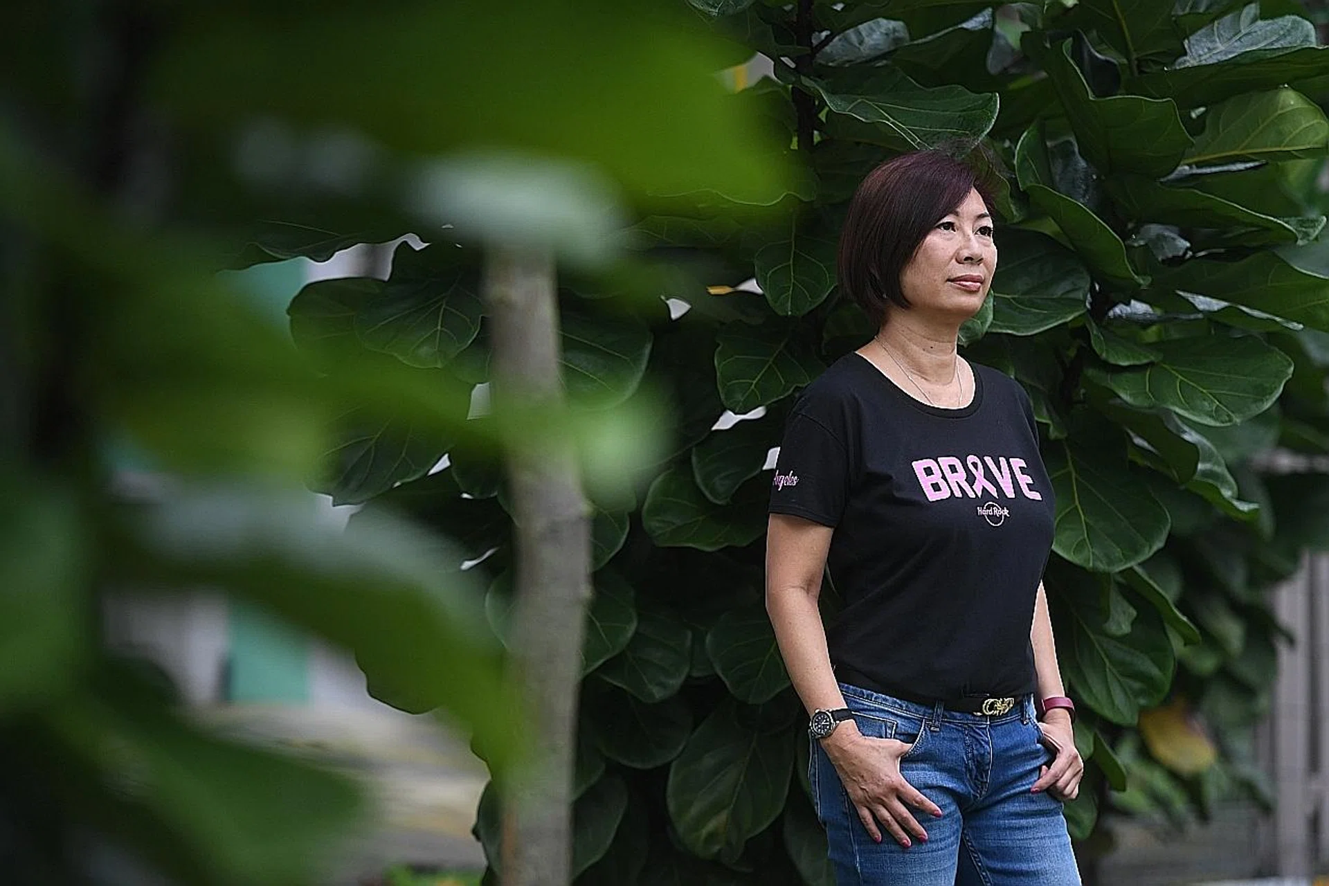 Ms Julie Ong, 54, is unsure about getting vaccinated as she still has antibodies from her infection to give her some immunity. 