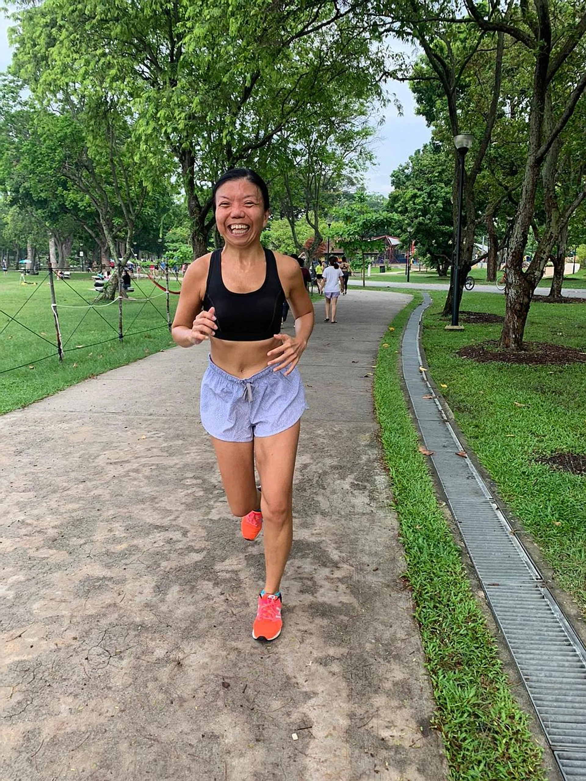 Social advocate Anthea Ong clocked 8.88km on Sunday for the Walk for Mental Wellness campaign. 