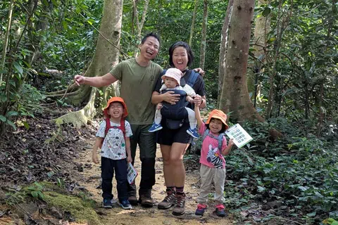'We're choosing time, not things': Family with three kids under five to backpack for a year