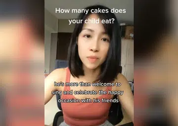 Netizens mock mother who forbids child from eating birthday cakes at pre-school