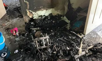 3 children taken to hospital after fire breaks out in Redhill flat
