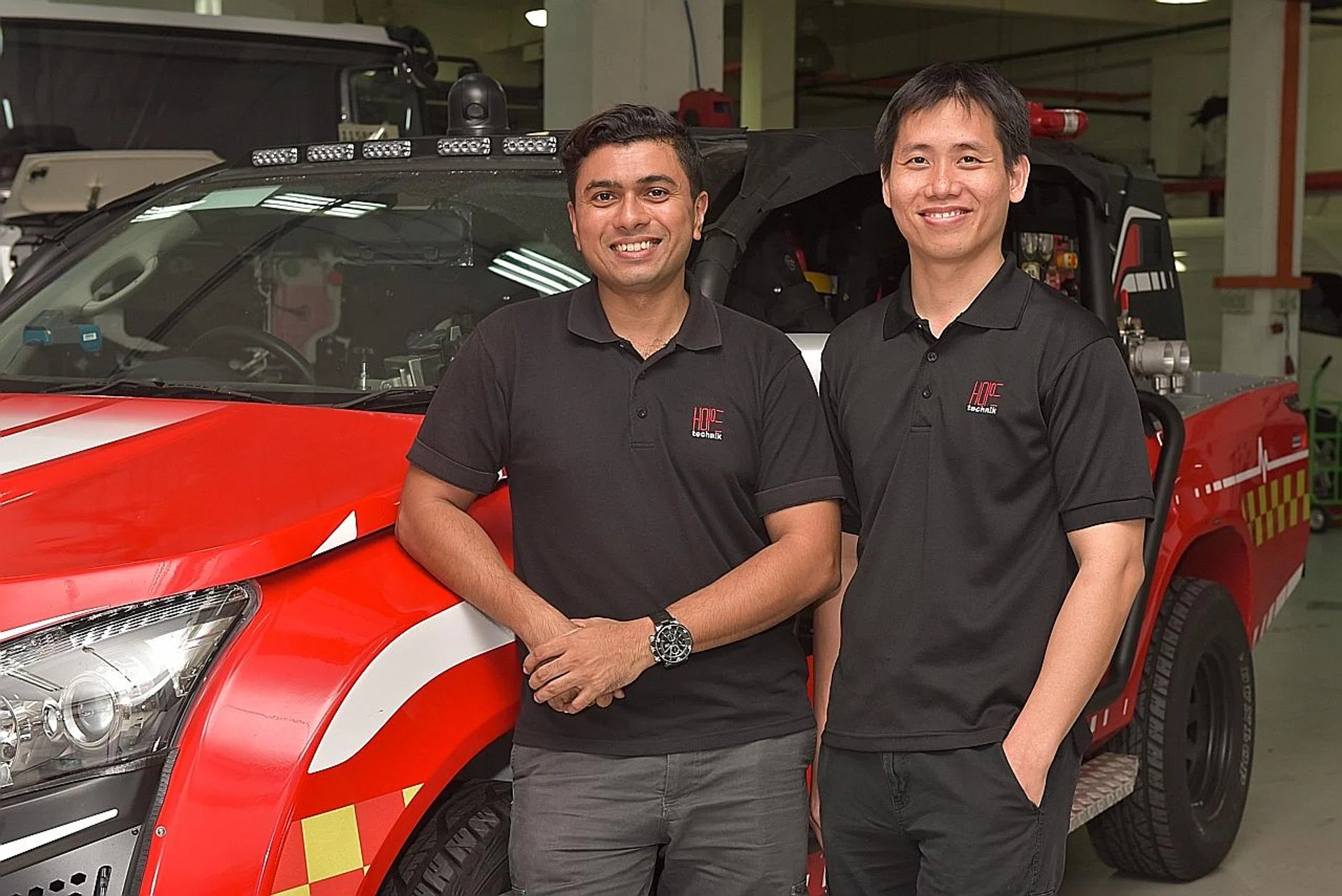 Mr Vic Naidu and Mr Stanley Png.