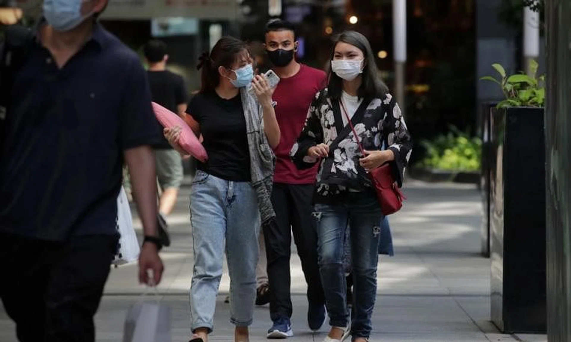 Young people in Orchard Road. Youth Month begins on July 3, 2022.