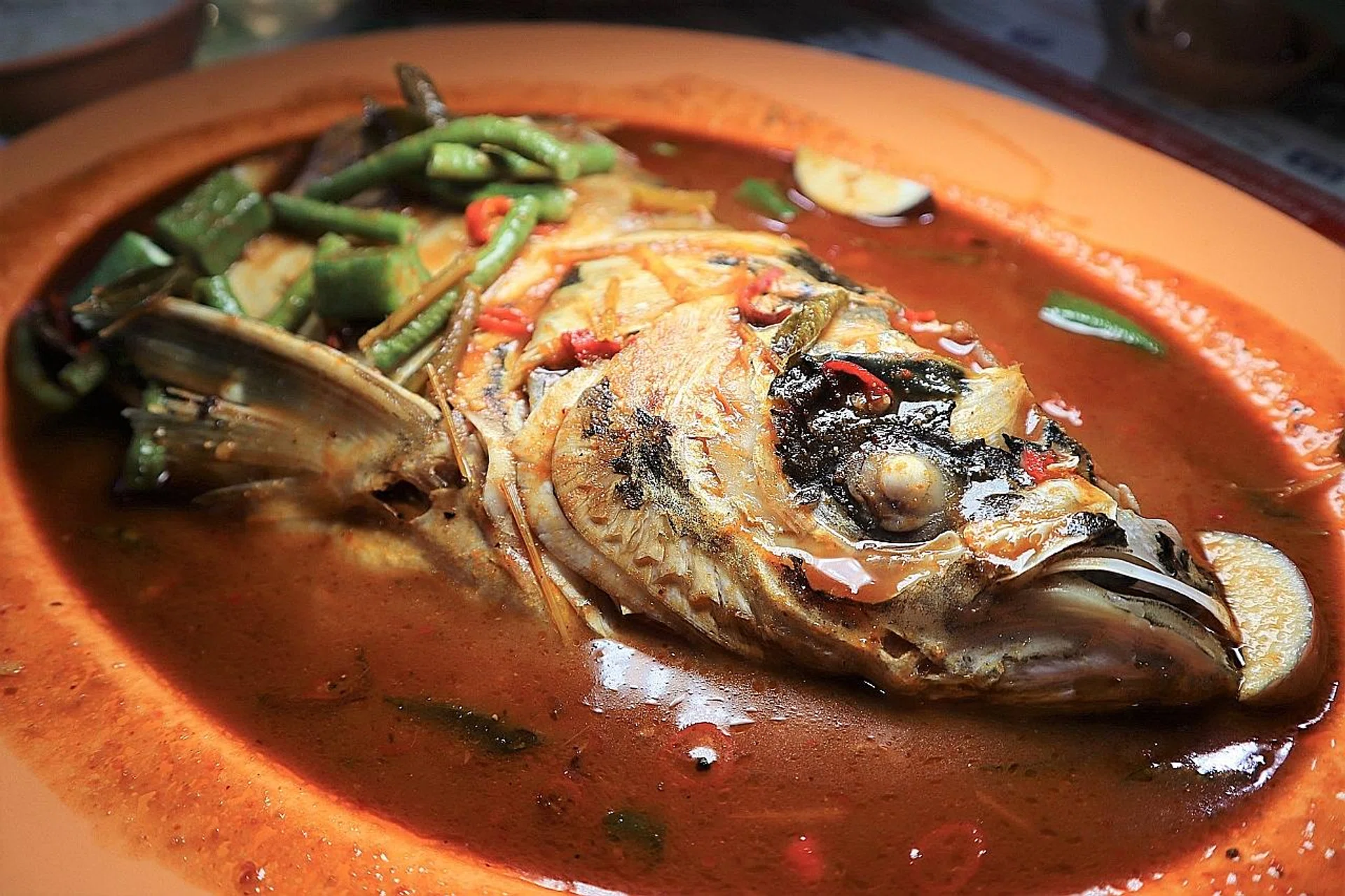 (Above) Assam Fish Head. 