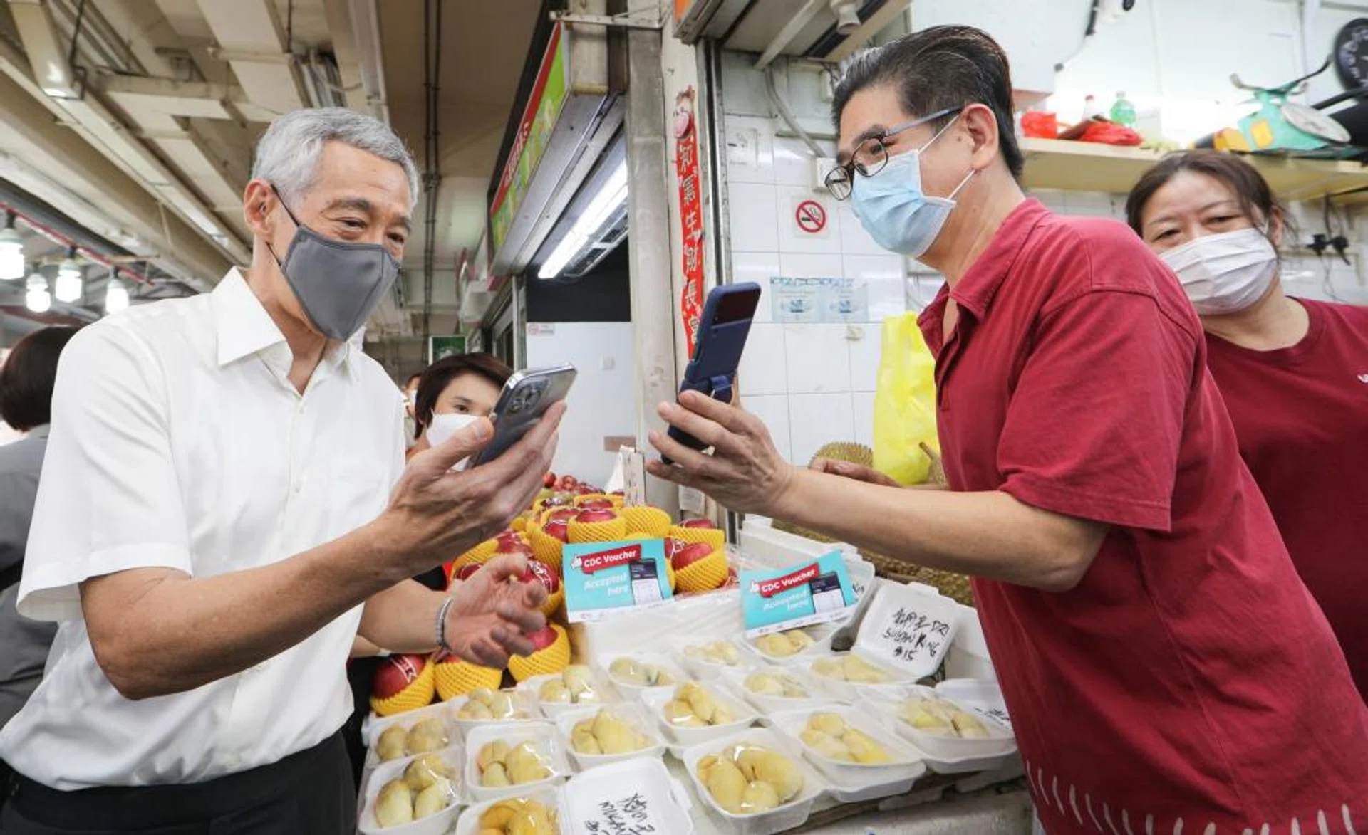 PM Lee Hsien Loong at the Launch of the CDC Vouchers Scheme on Dec 13.
