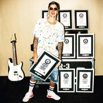Bieber bags 8 world records
