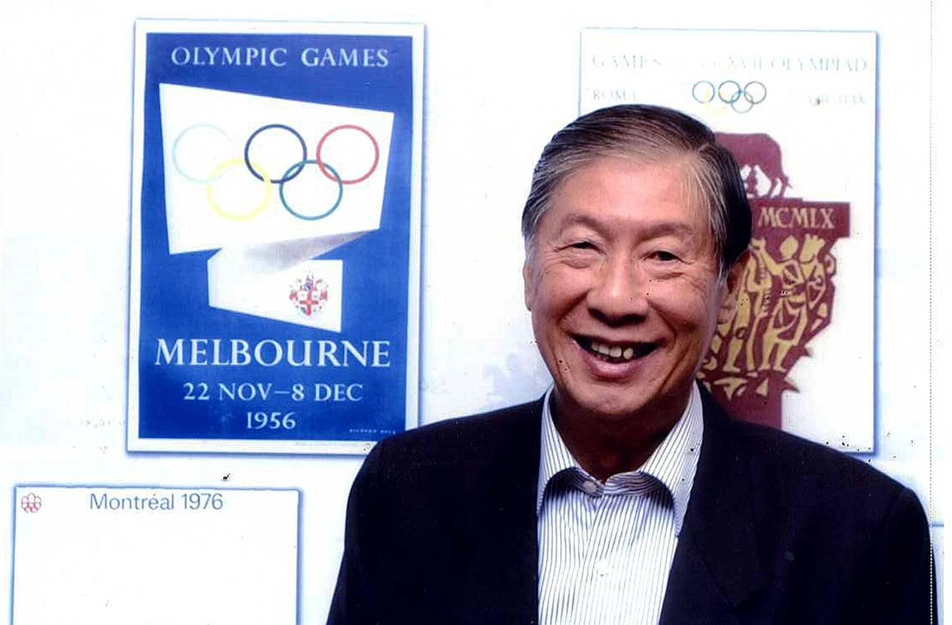 Tan Eng Bock took part in the Melbourne Olympics in 1956 and also won gold at the 1954 Asian Games. PHOTO: TAN ENG BOCK