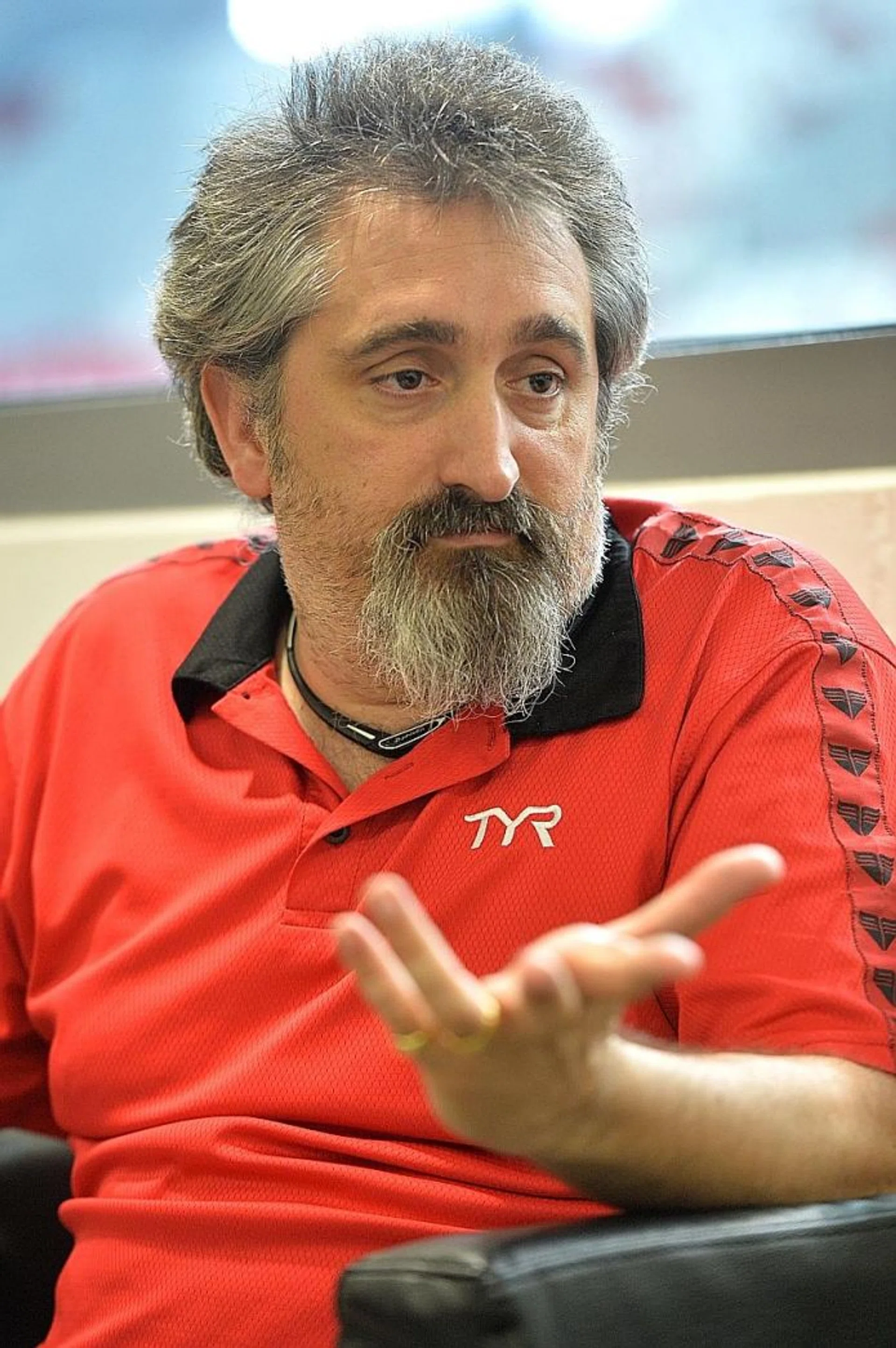 FINDING THE MIDDLE GROUND: National swimming coach Sergio Lopez (above) says parents must find a way to balance both the academic and sporting pursuits of their children.  