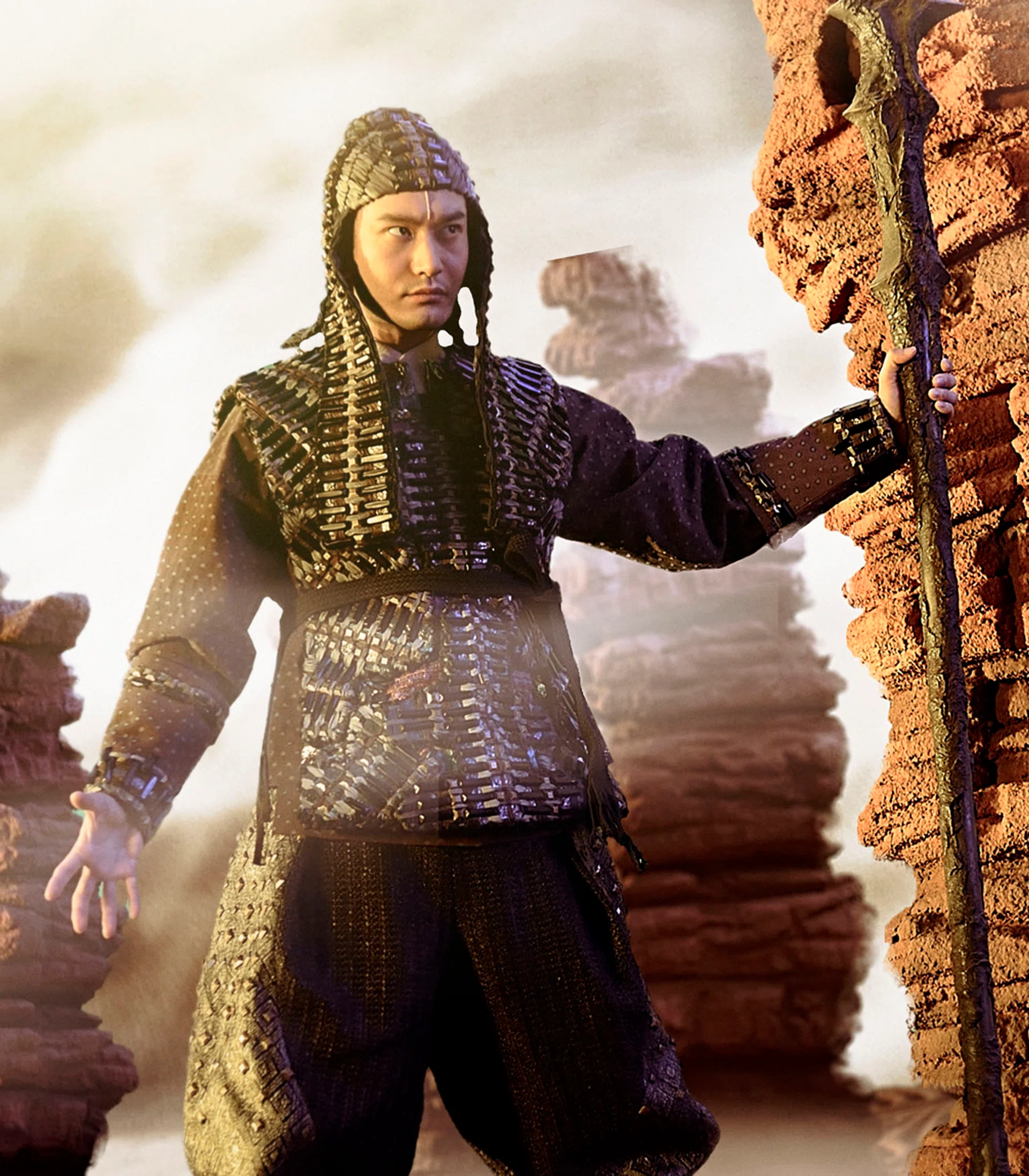 DIVINE VISION: Huang Xiaoming plays Erlang Shen, a Chinese god with three eyes.