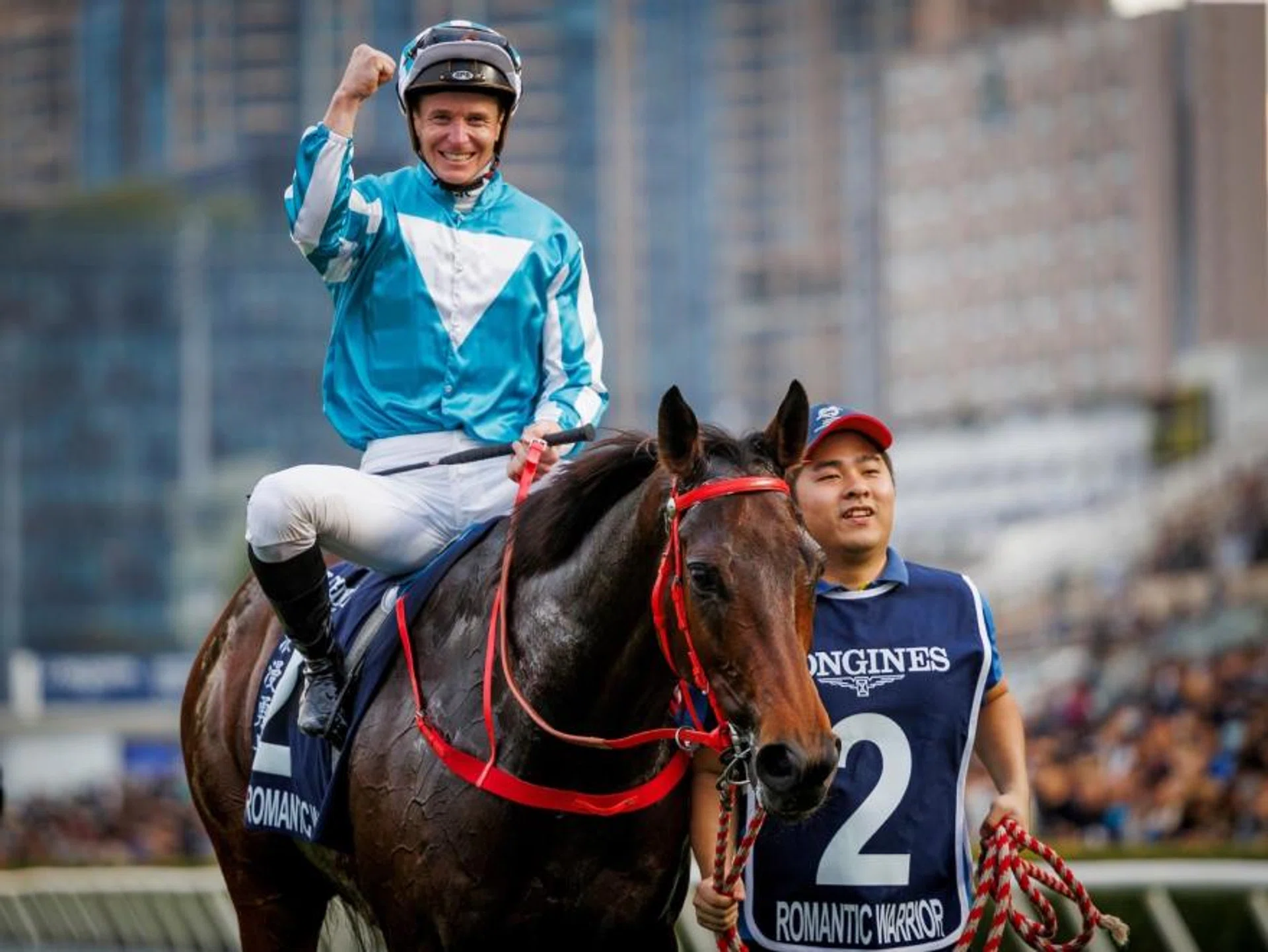James McDonald has won seven Group 1s on Romantic Warrior. The pair will be reunited in the HK$5.35 million Group 2 BOCHK Jockey Club Cup (2,000m) at Sha Tin on Nov 17.


