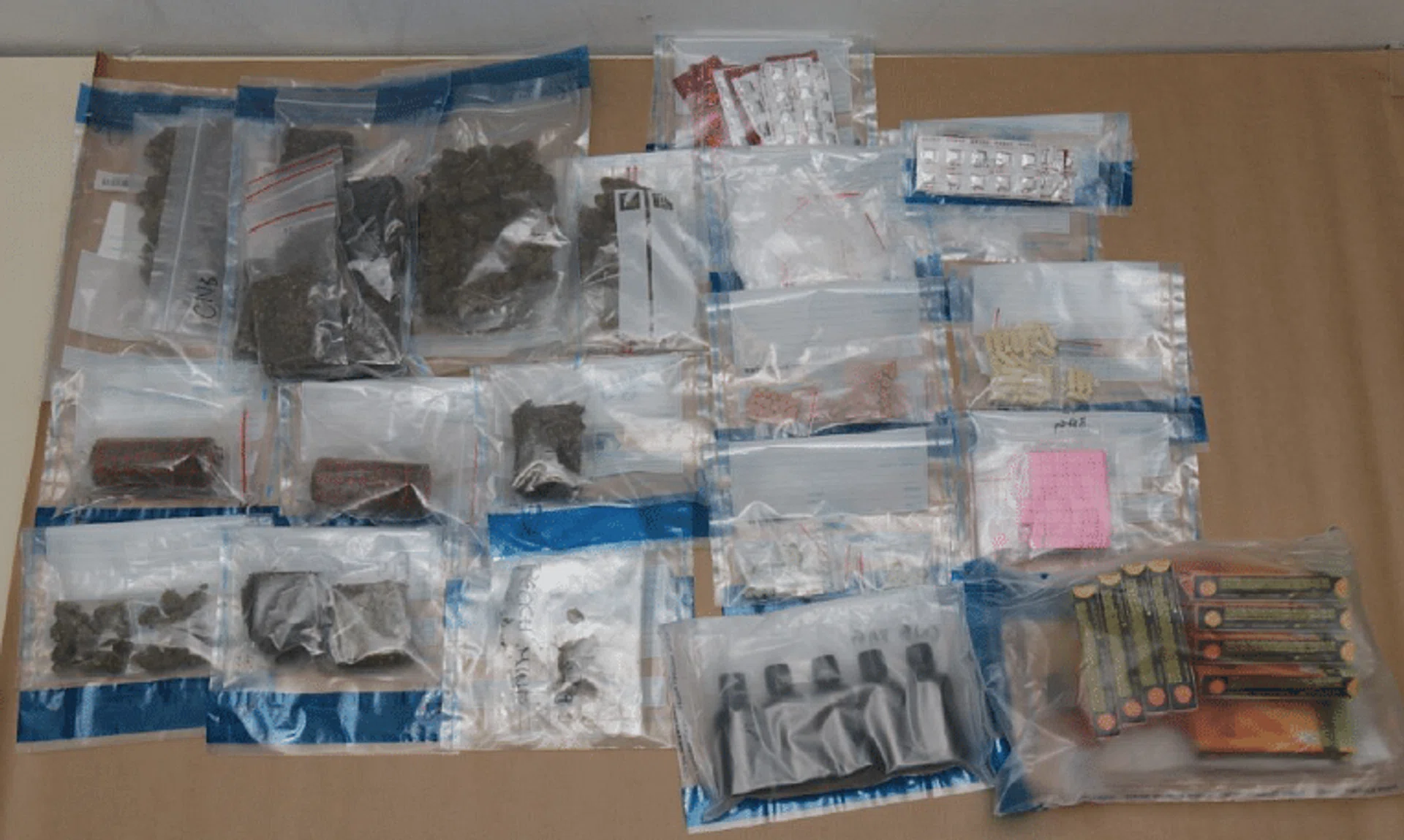 Controlled drugs seized from vehicle intercepted along Havelock Road on Jan 29.
