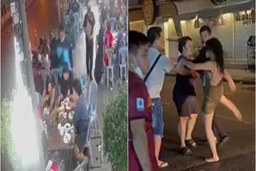 Man dumps beer on Thai woman who spurned him, gets kick-boxed in return