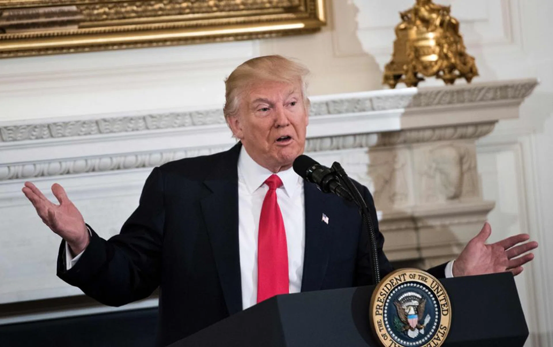 US President Donald Trump 