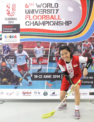 She played floorball while studying to be a doctor