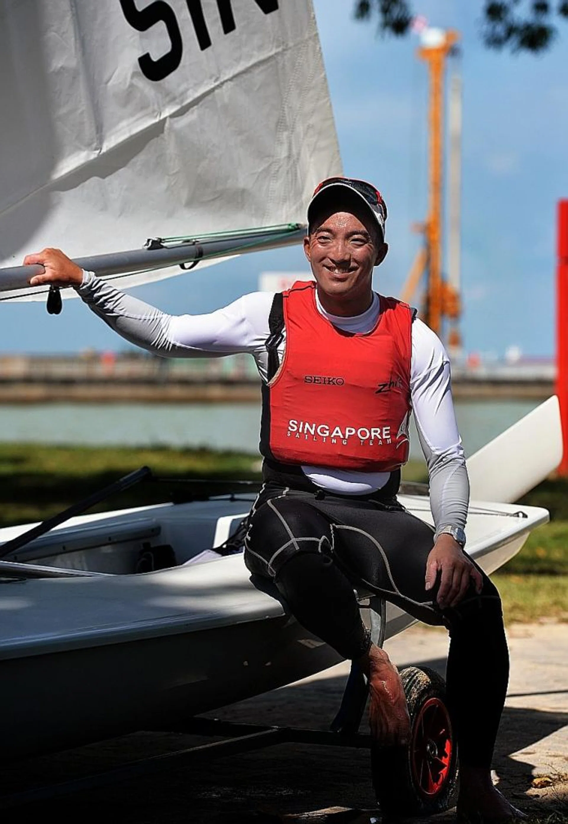 "The competition is wide open among the top-10 sailors... A medal would be a long shot, but I hope I will knock on that door." - Laser sailor Colin Cheng, who attained his career-best ranking of 13th last December
