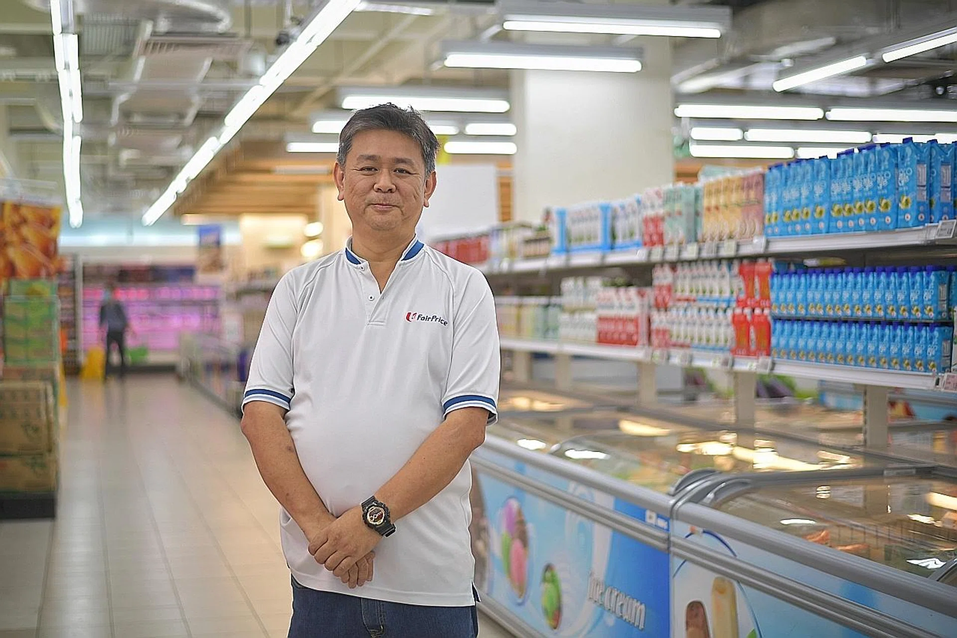 (Above) Branch manager Frankie Tan. 