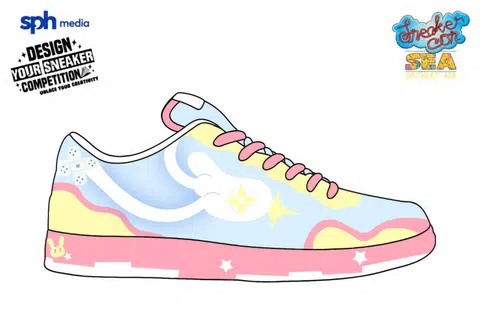 dlsneaker05 - Design 4 submitted by Chong Qian Hui
Credit: Design Your Sneaker Competition