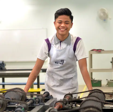 School gives him hope and a future