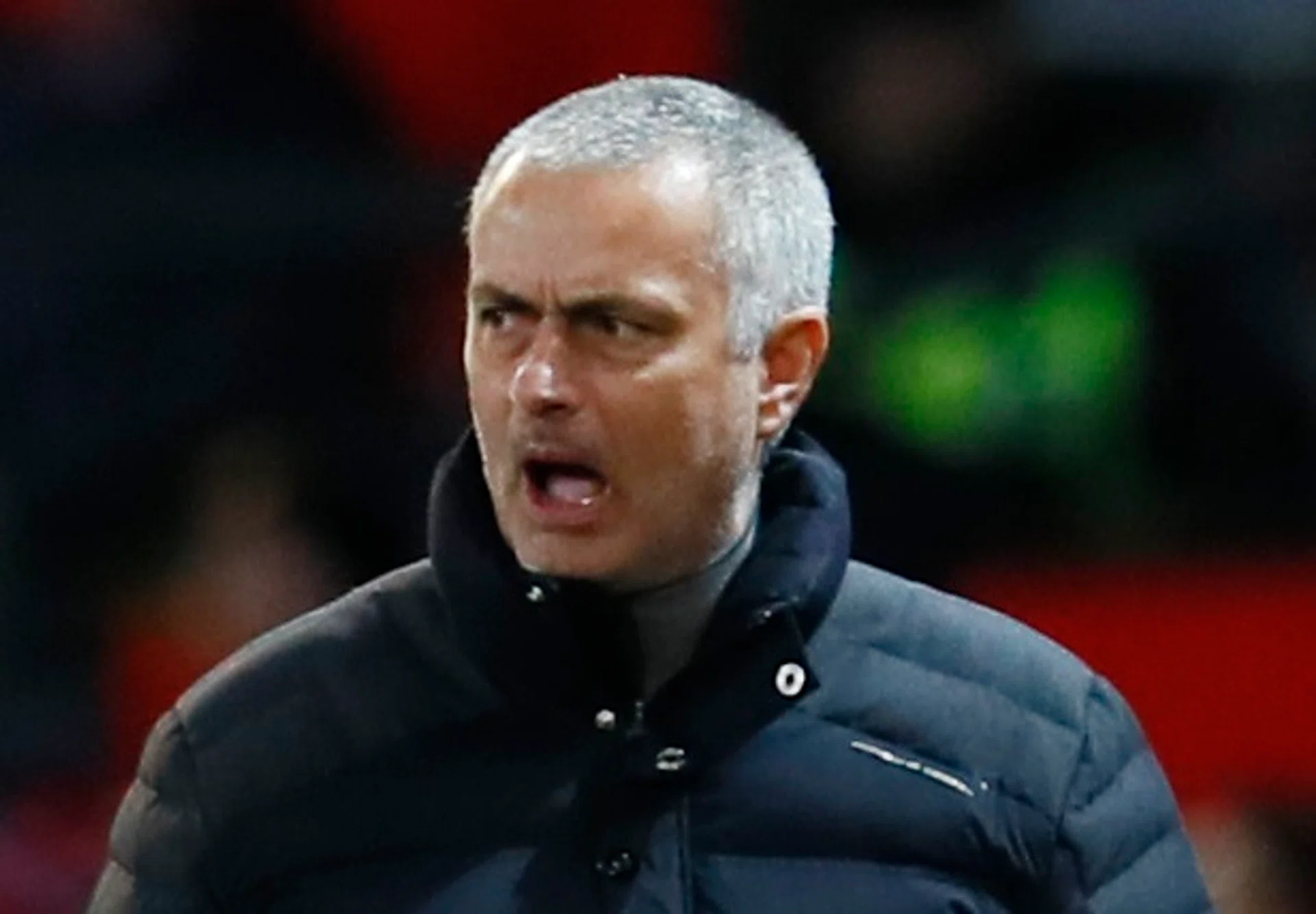 Jose Mourinho (above) cut a frustrated figure at old trafford yesterday. 