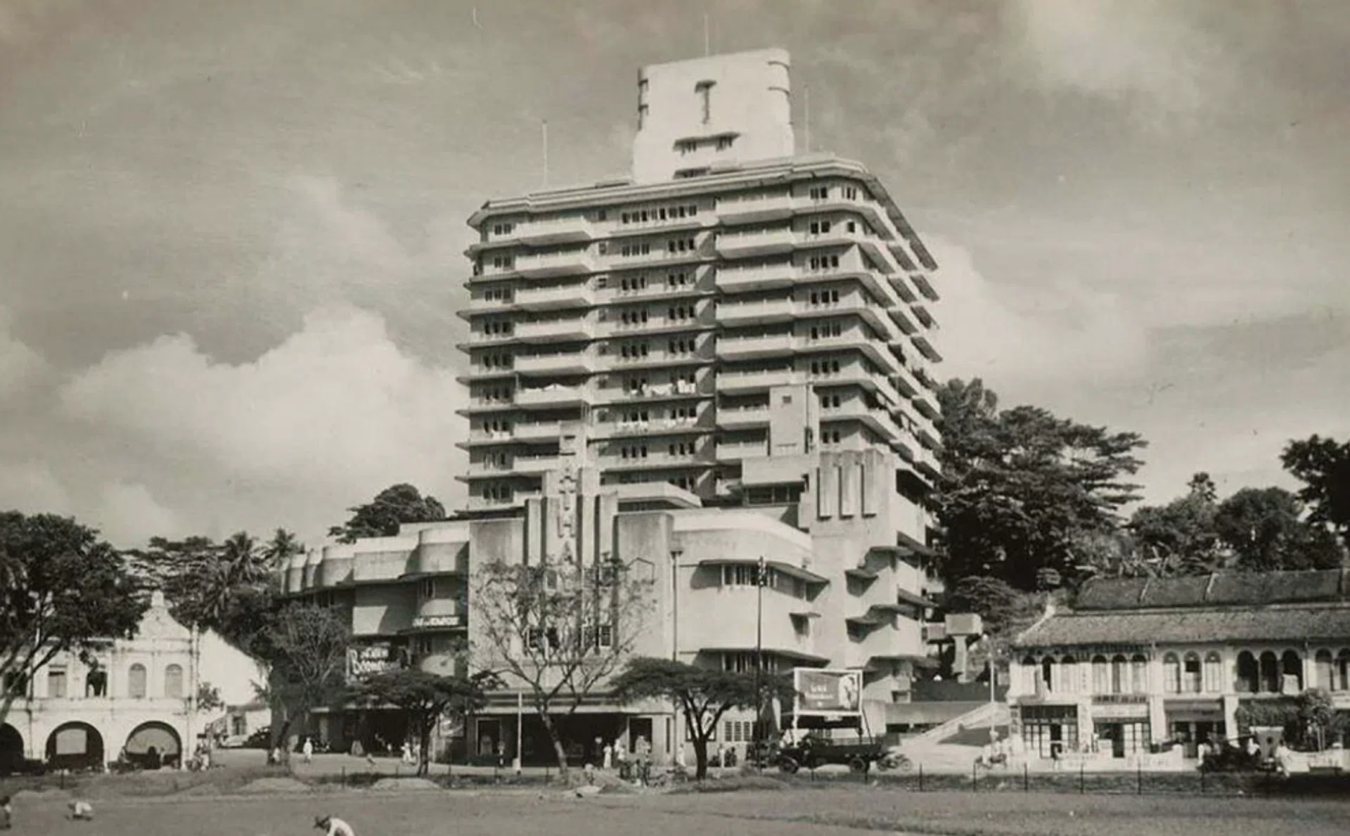 The Cathay Building near Waterloo Street which was built in 1939.