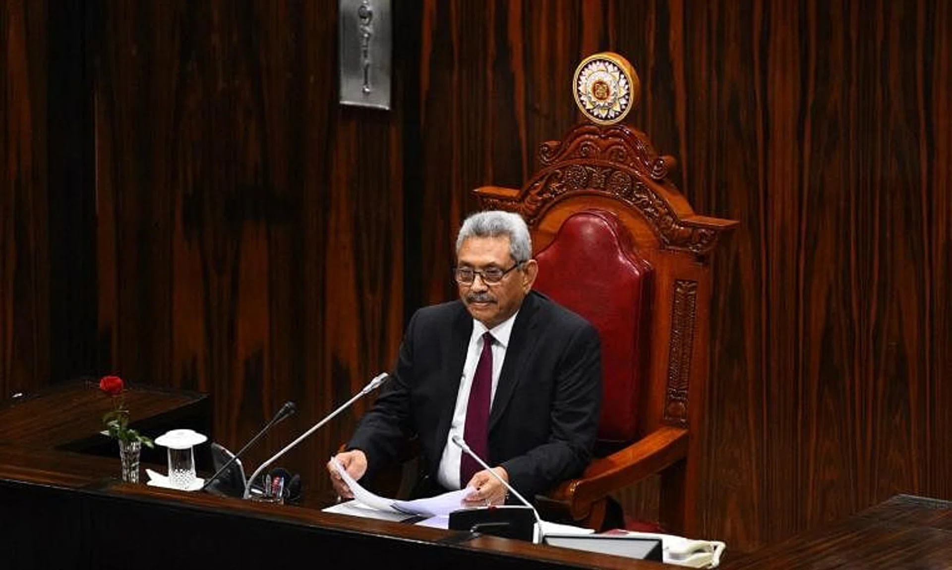 Mr Gotabaya Rajapaksa, who fled protests sparked by an economic crisis, had resigned as president of Sri Lanka after arriving in Singapore on July 14, 2022.