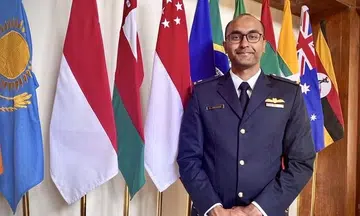 RSAF pilot awarded Southern Star Medal