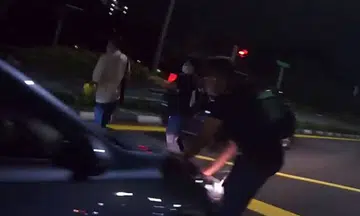 Pedestrians dash across Clementi Road and one gets hit by car, but who's at fault?