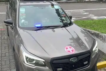 Man installs warning lights on car, claims they are for emergencies