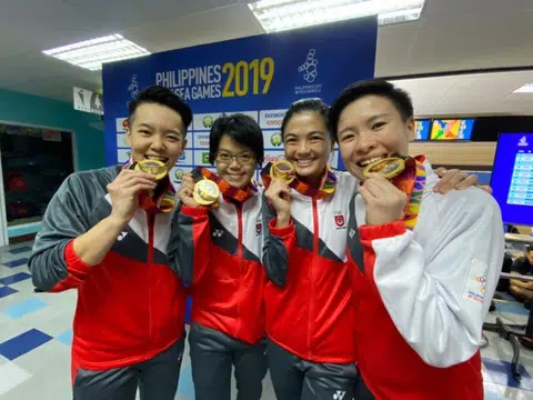 Singapore's women bowlers reclaim SEA Games team title after 8 years