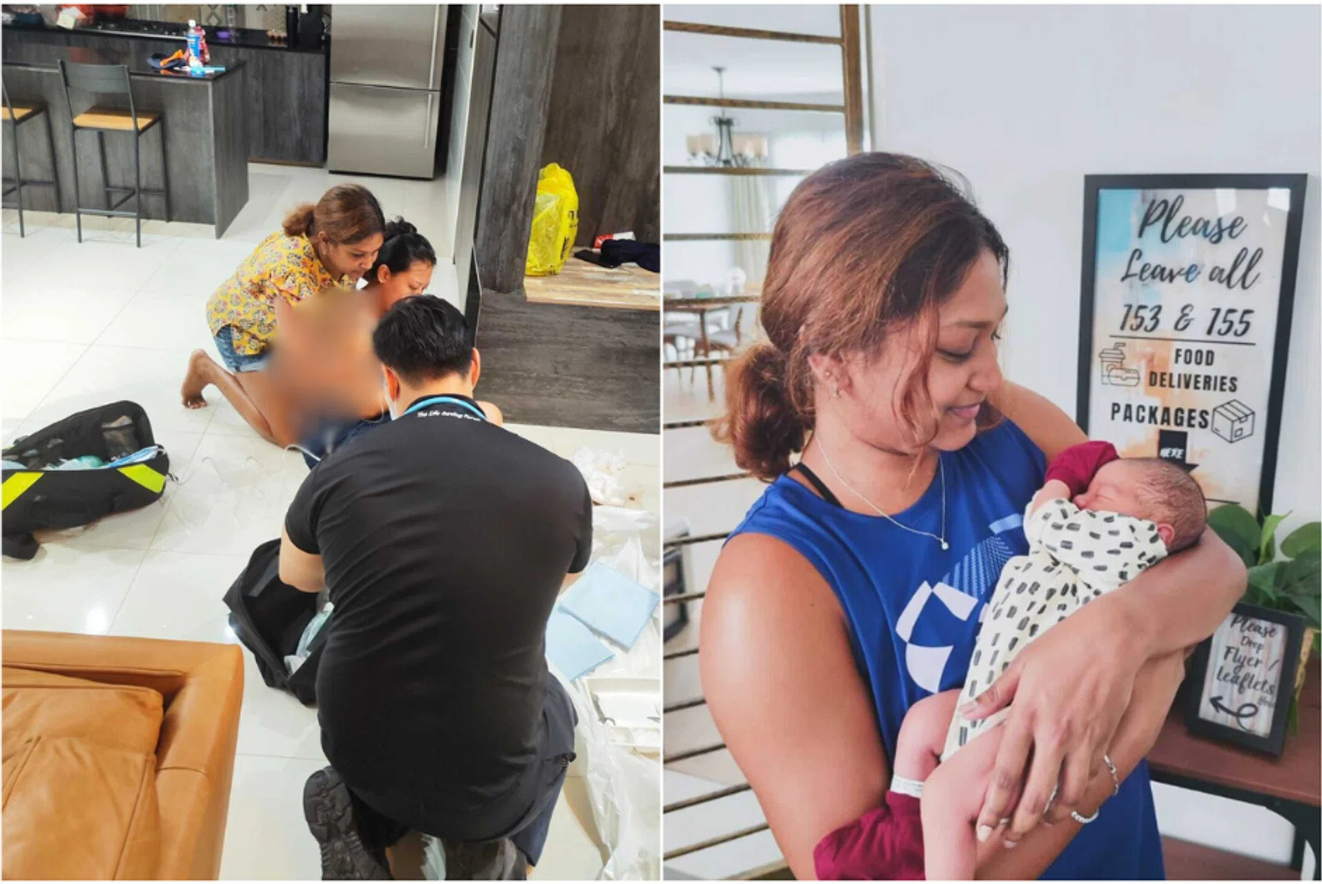 Ms Latashni Gobi Nathan and her best friend helped deliver her neighbour's baby on Aug 10.
