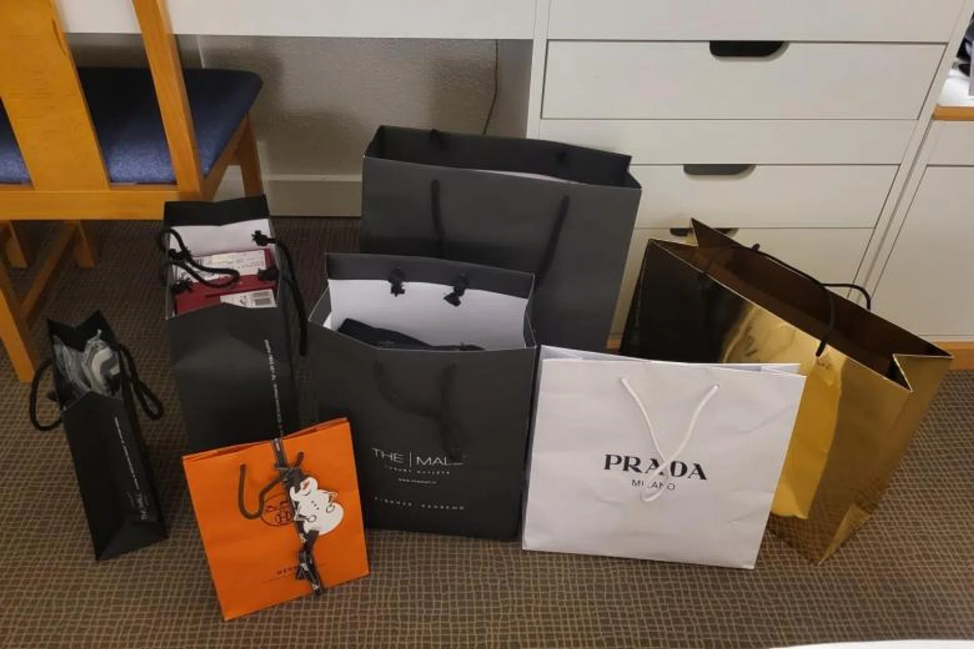 Eight pieces of luggage belonging to 12 people on a tour operated by EU Holidays were stolen from the cargo hold of the bus. 