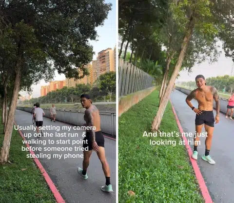 Fitness coach catches man allegedly trying to steal his phone