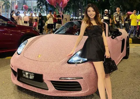Woman in KL gets porsche as surprise birthday gift from boyfriend - months after she joked about wanting one