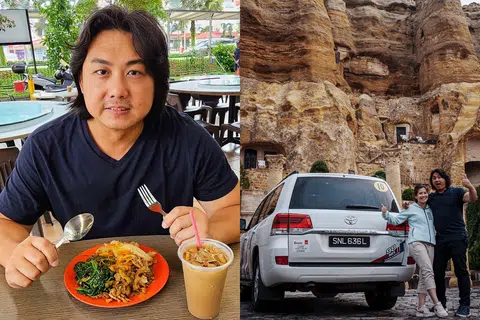 Man rewards himself with 'simple' cai fan, kopi peng after epic road trip across 23 countries