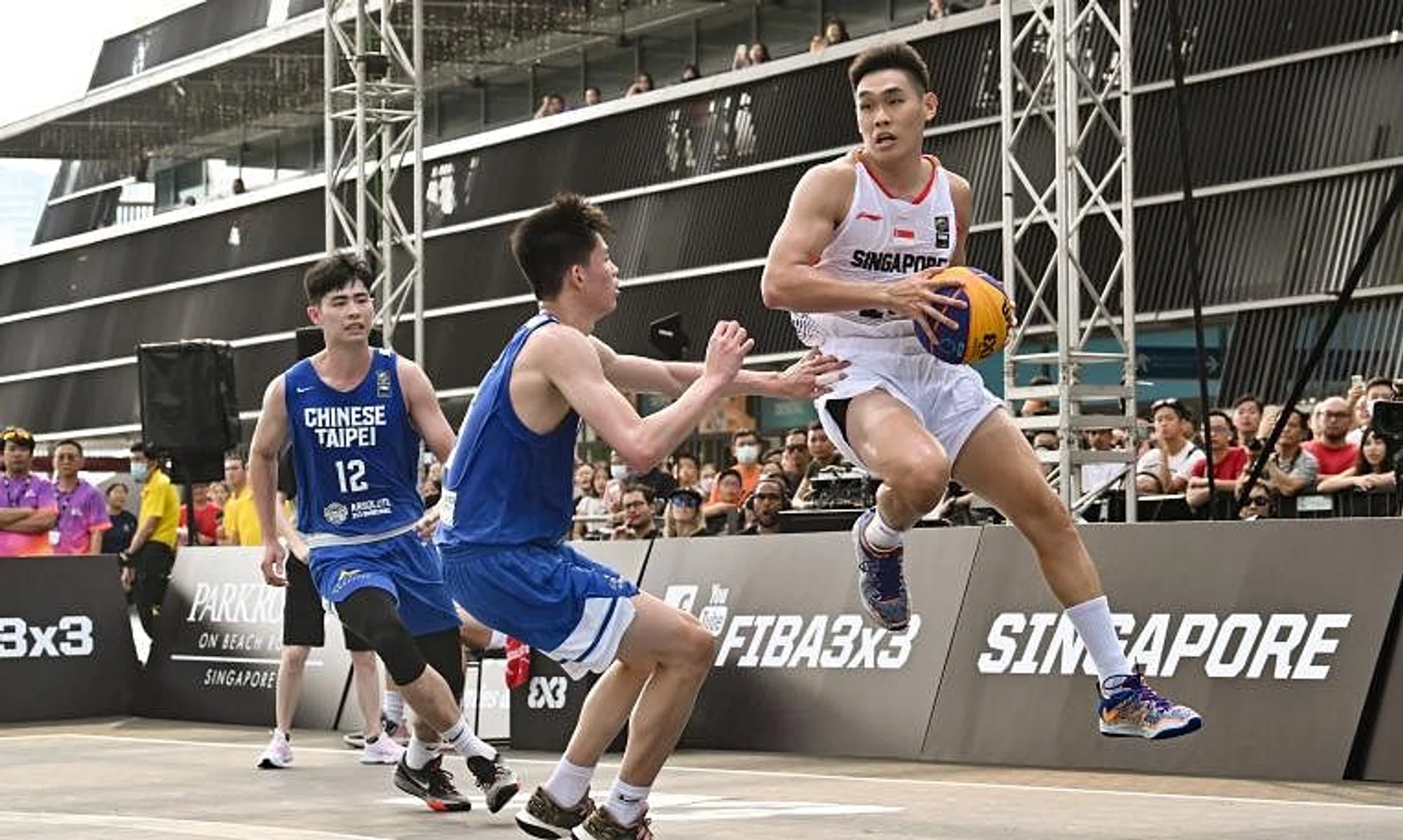 Singapore claimed their maiden win at the Fiba 3x3 Asia Cup 2023 with a victory over Chinese Taipei.