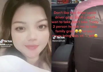 Woman calls out Grab driver who tells her she should bring booster seat for kid