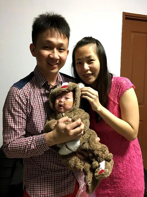 Baby with rare complication home after four months in hospital