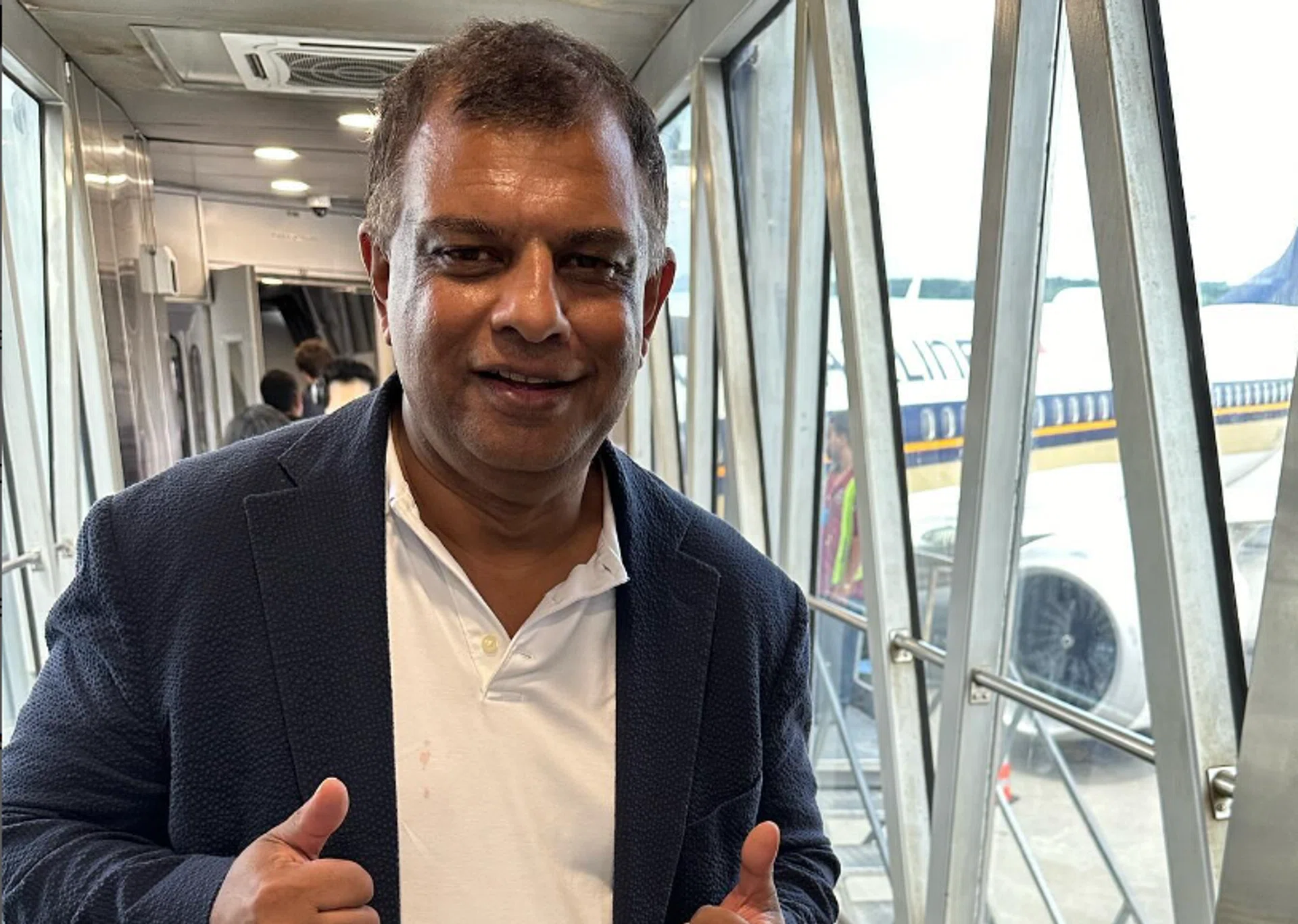 The photo Mr Tony Fernandes posted on his Instagram account.